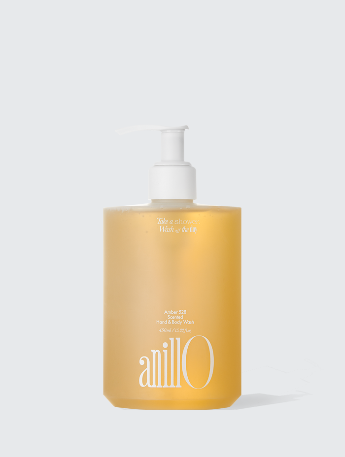 Amber 528 Scented Hand & Body Wash bottle from anillo, 450ml